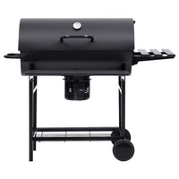 gril a charbon acier 115x85x95 cm noir 3 | jardinna