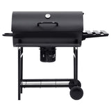 gril a charbon acier 115x85x95 cm noir 3 | jardinna