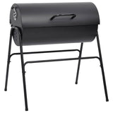 grill exterieur charbon acier 80x95x90 cm noir 2 | jardinna
