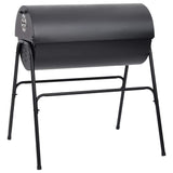 grill exterieur charbon acier 80x95x90 cm noir 5 | jardinna
