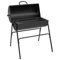 grill exterieur charbon acier 80x95x90 cm noir default title 1 | jardinna