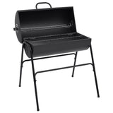 grill exterieur charbon acier 80x95x90 cm noir default title 1 | jardinna