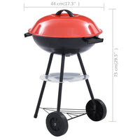 grill portable a charbon acier moderne 9 | jardinna