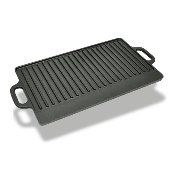 grill viande fonte reversible barbecue default title | jardinna