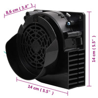 guirlande lumineuse 110 led noir blanc ventilateur 1100 cm 8 | jardinna