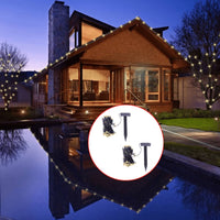 guirlande lumineuse solaire 200 led blanc chaud 24 decoration jardin 2 21it | jardinna