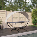 hamac transat suspendu jardin confort design modernes creme | jardinna