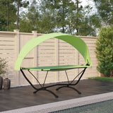 hamac transat suspendu jardin confort design modernes vert | jardinna