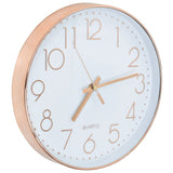 horloge murale design bord or rose 2 1 | jardinna