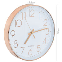 horloge murale design bord or rose 5 | jardinna