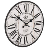 horloge murale vintage bois 2 1 | jardinna