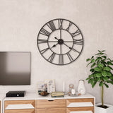 horloge murale vintage metal 1 1 | jardinna