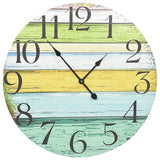 horloges murales bois design robuste 1 1 | jardinna