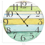 horloges murales bois design robuste 4 | jardinna