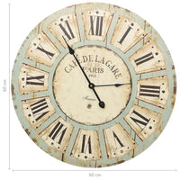 horloges murales bois vintage 4 | jardinna