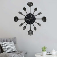 horloges murales design contemporain fourchettes cuilleres default title | jardinna