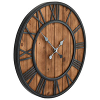 horloges murales vintage bois metal 2 1 | jardinna