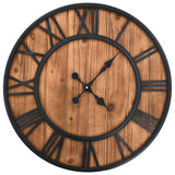 horloges murales vintage bois metal default title | jardinna