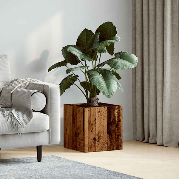 jardiniere 40x40x40 cm bois dingenierie motifs varies 3 | jardinna