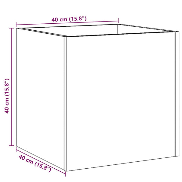 jardiniere 40x40x40 cm bois dingenierie motifs varies 9 | jardinna