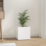 jardiniere 40x40x40 cm bois dingenierie motifs varies blanc 1 | jardinna