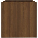 jardiniere 40x40x40 cm bois dingenierie motifs varies chene marron 1 | jardinna