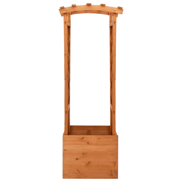 jardiniere a treillis arche bois sapin 1 07dj | jardinna