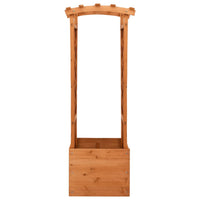 jardiniere a treillis arche bois sapin 1 07dj | jardinna