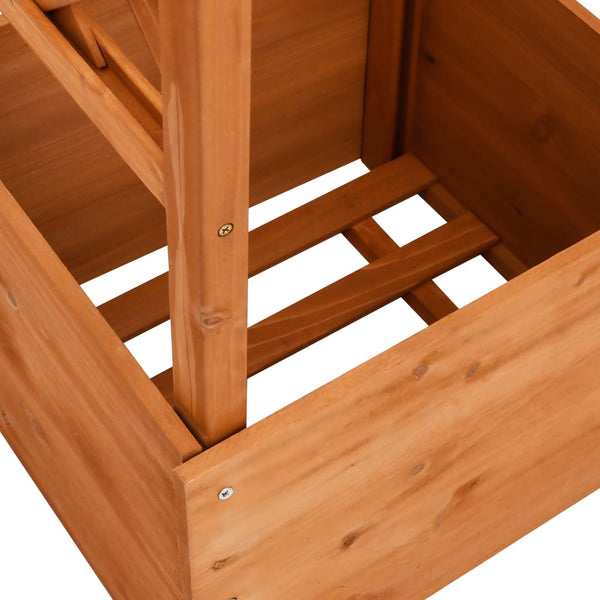 jardiniere a treillis arche bois sapin 3 77sb | jardinna