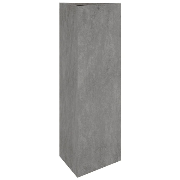 jardiniere acier corten design prisme moderne 4 | jardinna