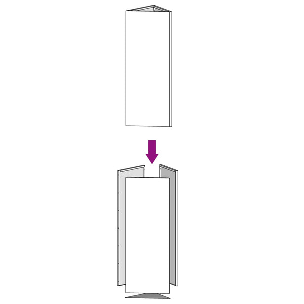 jardiniere acier corten design prisme moderne 5 14da | jardinna