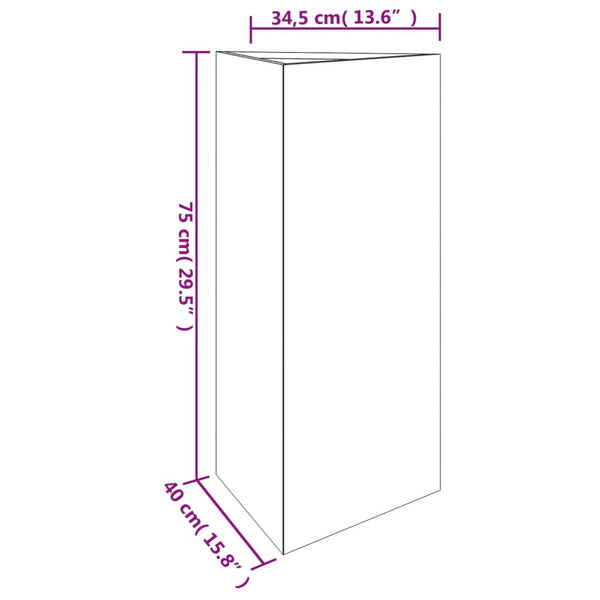 jardiniere acier corten design prisme moderne 7 89oh | jardinna