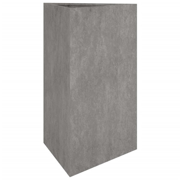 jardiniere acier corten design prisme moderne xl 4 | jardinna