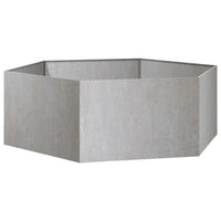 jardiniere acier corten hexagonale design rustique jardin 4 | jardinna