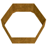 jardiniere acier corten hexagonale design rustique jardin 7 | jardinna