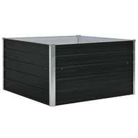 jardiniere acier galvanise design moderne corrugue 2 | jardinna