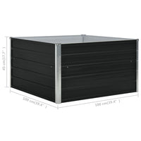 jardiniere acier galvanise design moderne corrugue 6 | jardinna