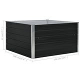 jardiniere acier galvanise design moderne corrugue 6 | jardinna