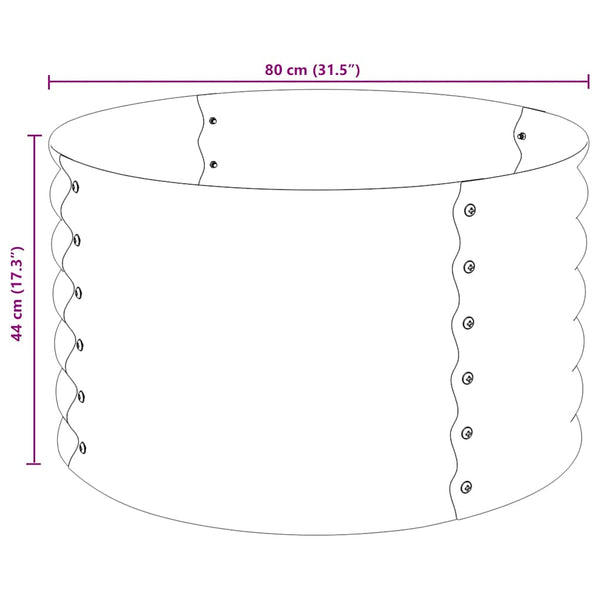 jardiniere acier galvanise fond ouvert usage exterieur 8 | jardinna