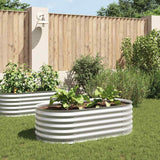 jardiniere acier galvanise fond ouvert usage exterieur argent 160 x 80 x 44 cm 1 | jardinna