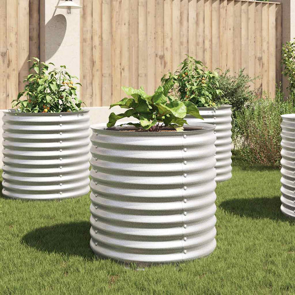 jardiniere acier galvanise fond ouvert usage exterieur argent 80 x 80 x 81 cm 1 | jardinna