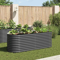 jardiniere acier galvanise fond ouvert usage exterieur gris 240 x 80 x 81 cm 1 | jardinna