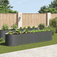 jardiniere acier galvanise fond ouvert usage exterieur gris 400 x 80 x 81 cm 1 | jardinna