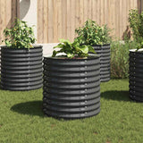 jardiniere acier galvanise fond ouvert usage exterieur gris 80 x 80 x 81 cm 1 | jardinna