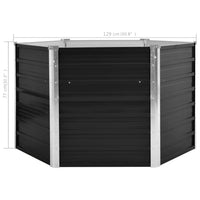 jardiniere acier galvanise hexagonale fond drainage 5 | jardinna