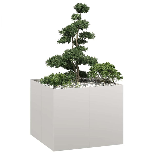 jardiniere acier inoxydable design elegant 100 x 100 x 80 cm 1 | jardinna
