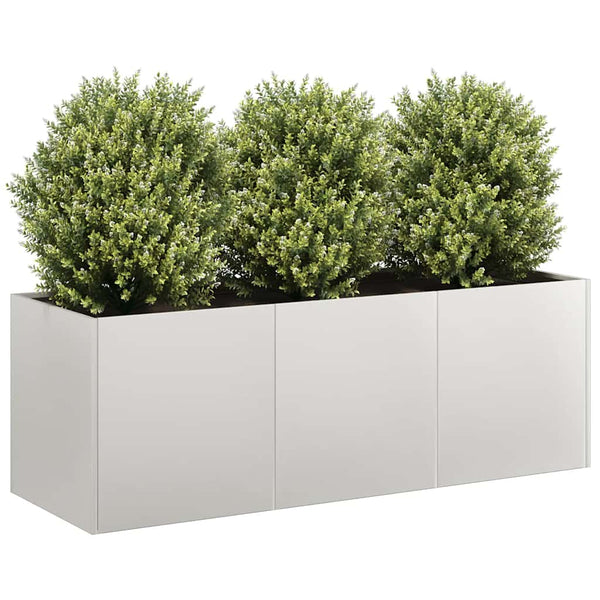 jardiniere acier inoxydable design elegant 120 x 40 x 40 cm 1 | jardinna