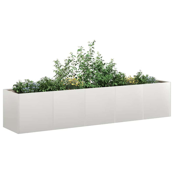 jardiniere acier inoxydable design elegant 200 x 40 x 40 cm 1 | jardinna