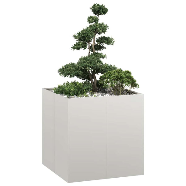 jardiniere acier inoxydable design elegant 80 x 80 x 80 cm 1 | jardinna