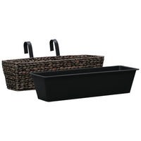 jardiniere balcon jacinthe deau balconniere lot 3 | jardinna